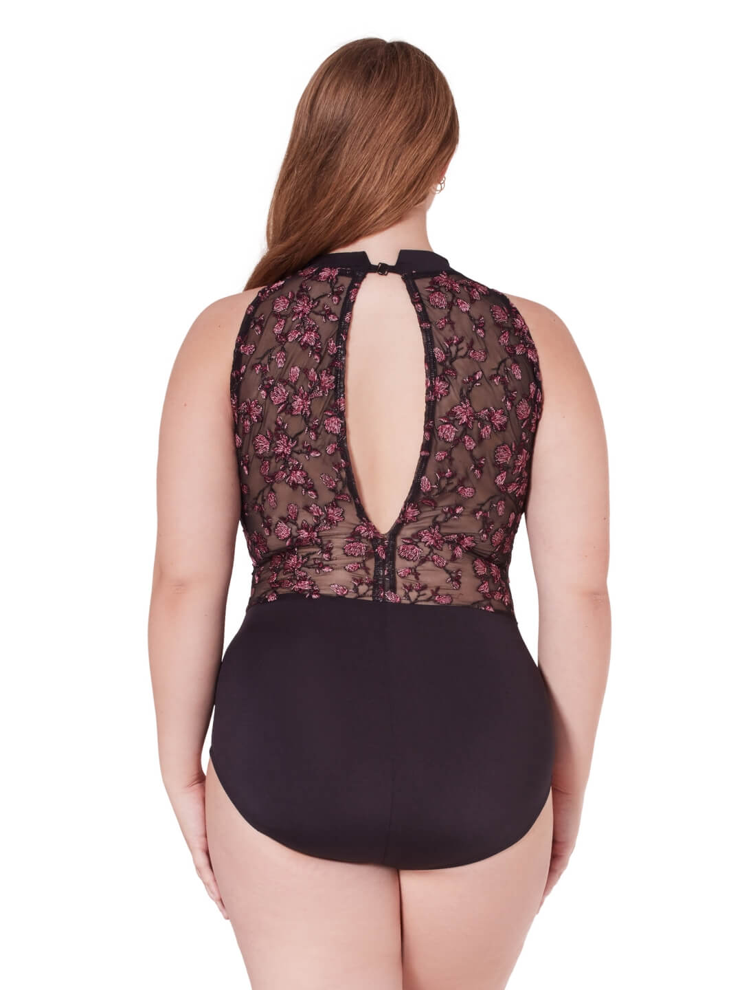 Ornate Romance Embellish High Neck Leotard F12403W Capezio