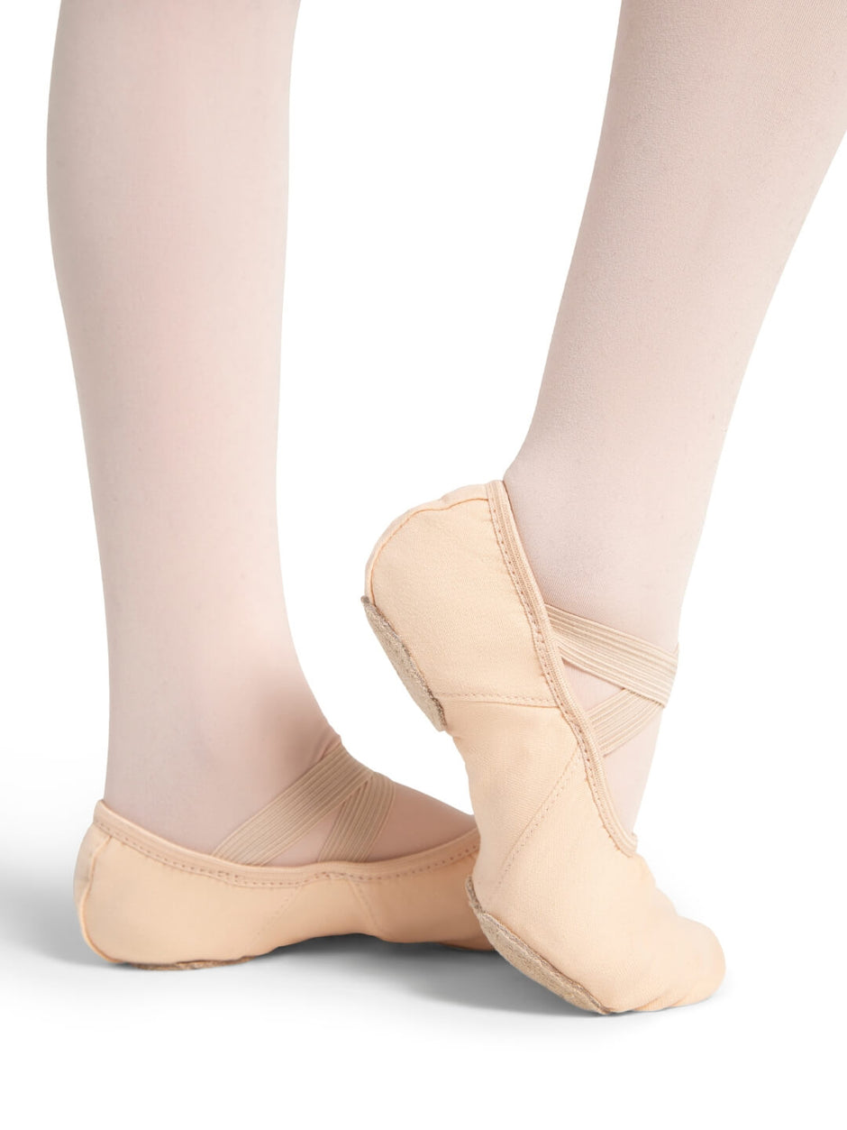 CAPEZIO HANAMI WHITE BALLET SLIPPER - CHILD #2037C