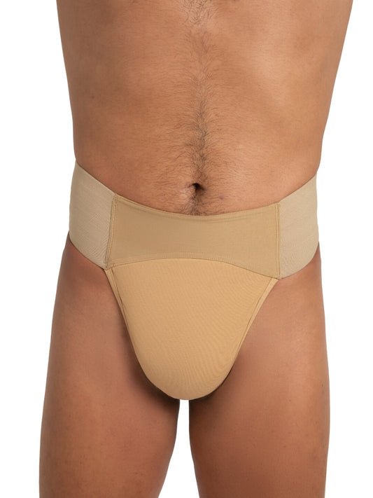 Quilted Cotton Panel Thong Dance Belt Men's Capezio N5930