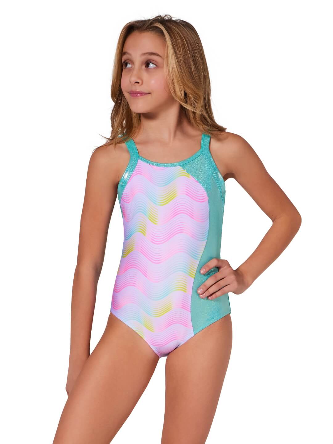 Sunset Wave Surfrider Leotard - Child F12441C Capezio