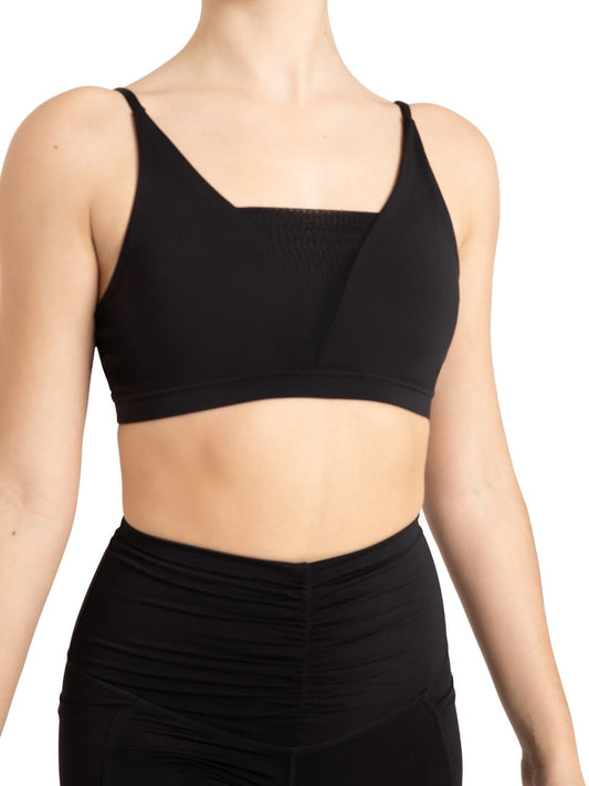 Wildflower Iris Mesh Bra Top Limited Edition Capezio