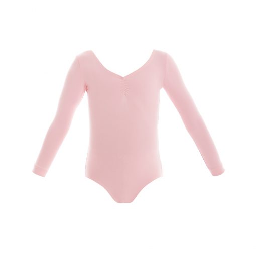 Energetiks Long Sleeve Gathered Leotard - Childs