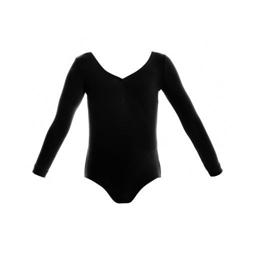 Energetiks Long Sleeve Gathered Leotard - Childs - Image 4